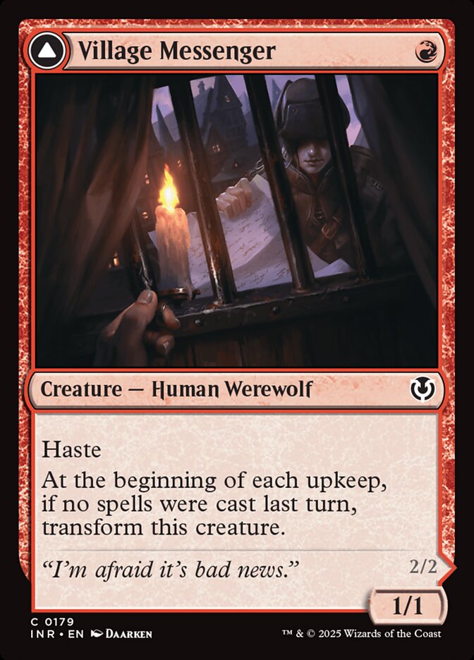 Village Messenger // Moonrise Intruder (Innistrad Remastered)