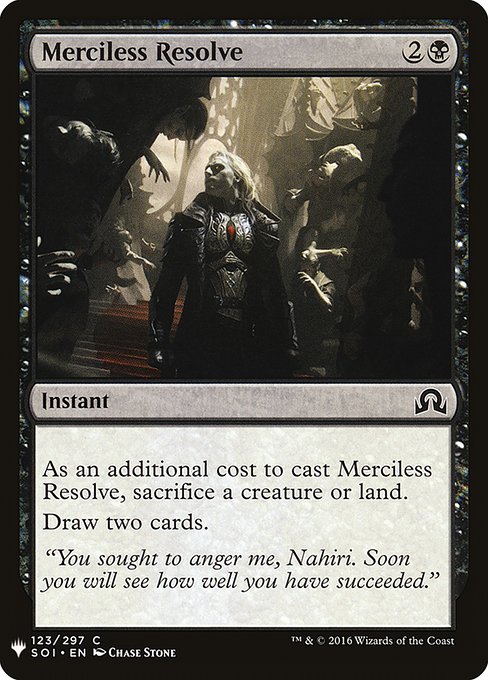 Merciless Resolve (The List)