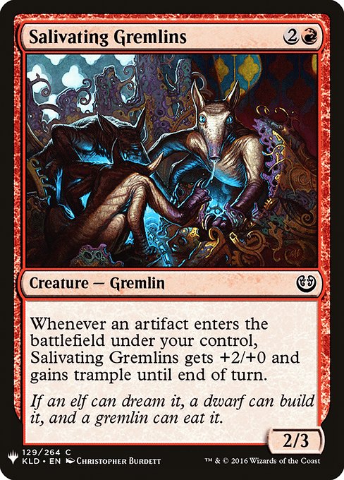 Salivating Gremlins (The List)