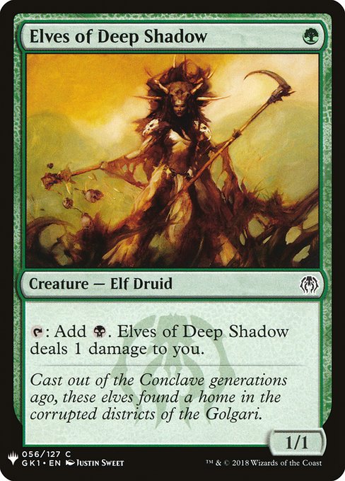 Elves of Deep Shadow (The List)