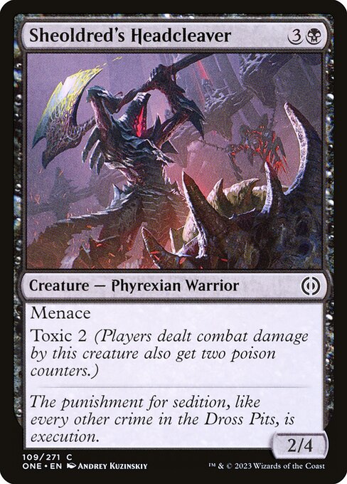 Sheoldred's Headcleaver (Phyrexia: All Will Be One)