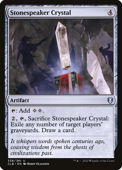 Stonespeaker Crystal (Commander Legends: Battle for Baldur's Gate)