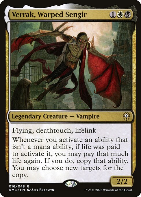 Verrak, Warped Sengir (Dominaria United Commander)