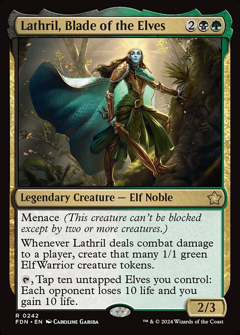 Lathril, Blade of the Elves (Foundations)