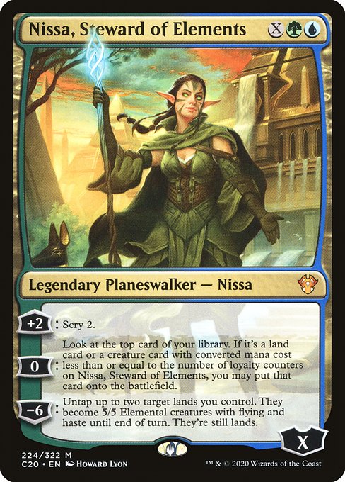 Nissa, Steward of Elements (Commander 2020)