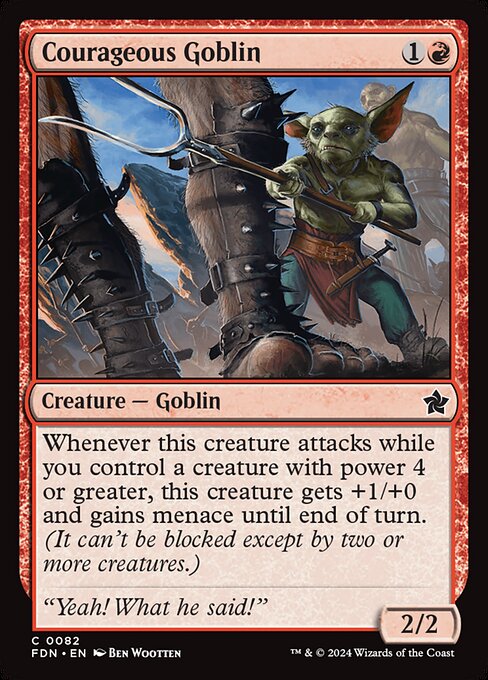Courageous Goblin (Foundations)