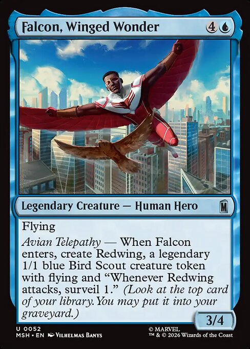Falcon, Winged Wonder (Marvel Super Heroes)