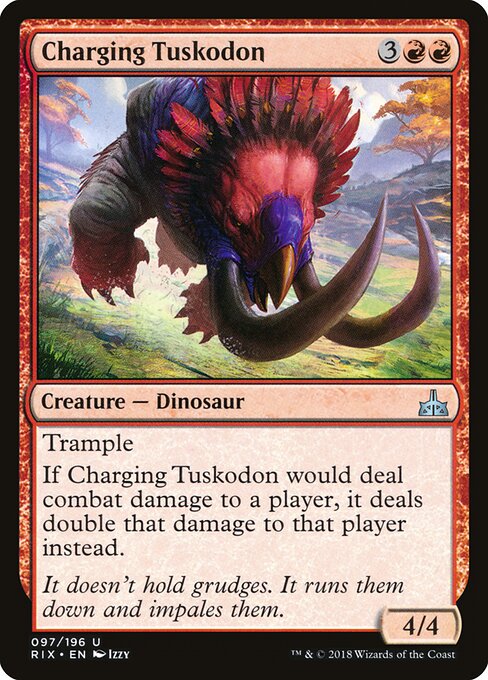 Charging Tuskodon (Rivals of Ixalan)