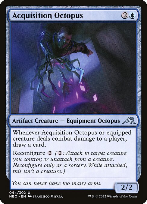Acquisition Octopus (Kamigawa: Neon Dynasty)