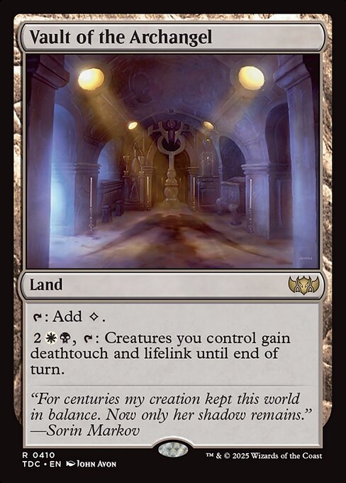 Vault of the Archangel (Tarkir: Dragonstorm Commander)