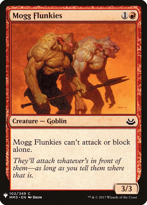 Mogg Flunkies (The List)
