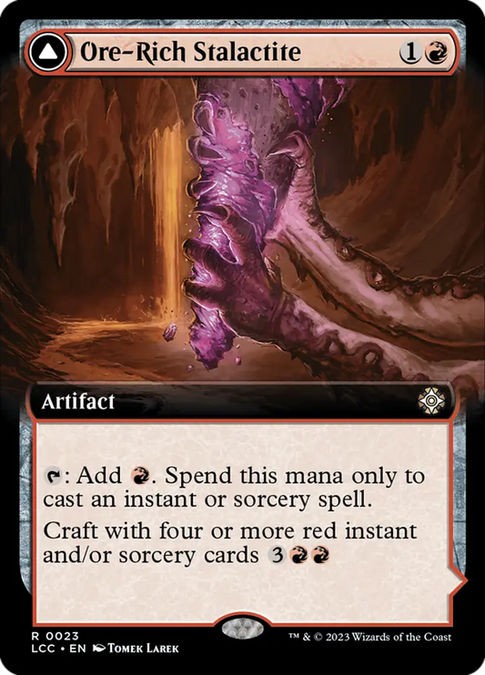 Ore-Rich Stalactite // Cosmium Catalyst (The Lost Caverns of Ixalan Commander)
