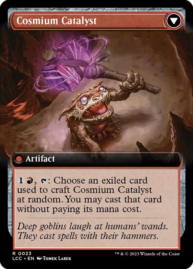 Ore-Rich Stalactite // Cosmium Catalyst (The Lost Caverns of Ixalan Commander)