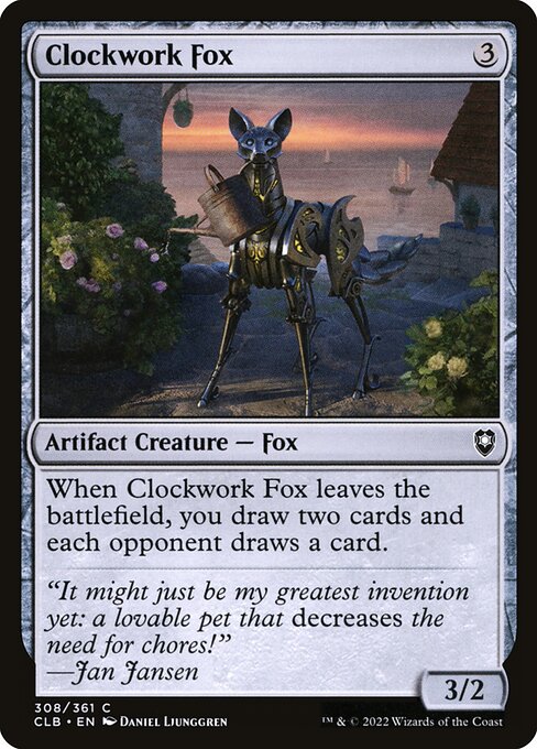 Clockwork Fox (Commander Legends: Battle for Baldur's Gate)