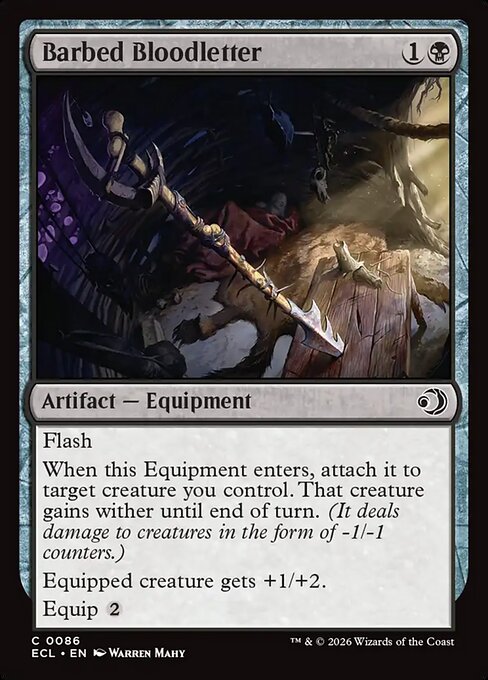 Barbed Bloodletter (Lorwyn Eclipsed)