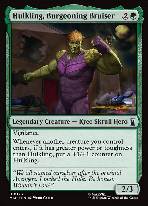 Hulkling, Burgeoning Bruiser (Marvel Super Heroes)