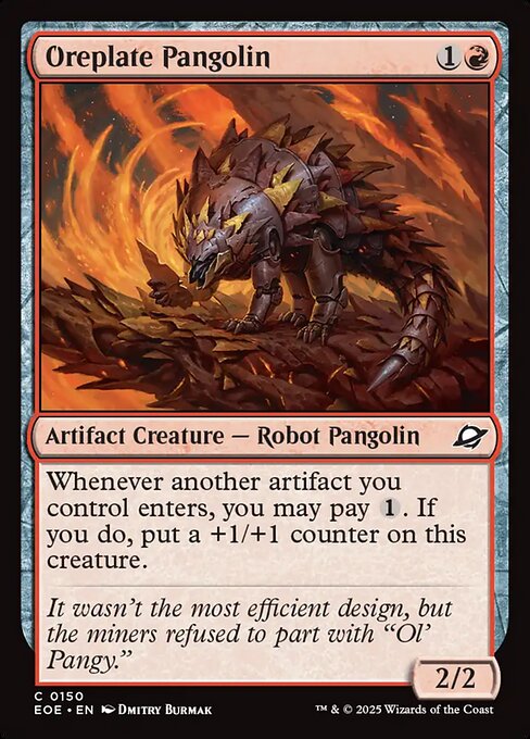 Oreplate Pangolin (Edge of Eternities)