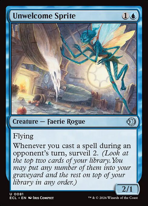 Unwelcome Sprite (Lorwyn Eclipsed)