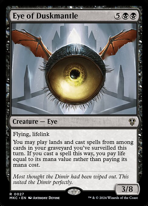 Eye of Duskmantle (Murders at Karlov Manor Commander)