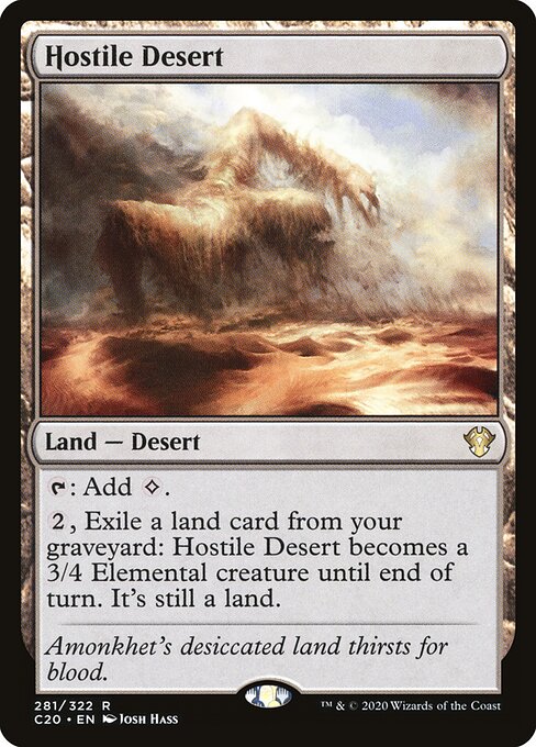 Hostile Desert (Commander 2020)