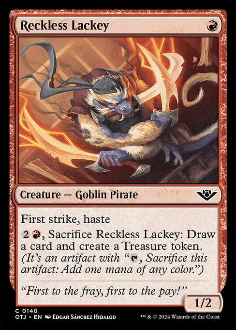 Reckless Lackey (Outlaws of Thunder Junction)