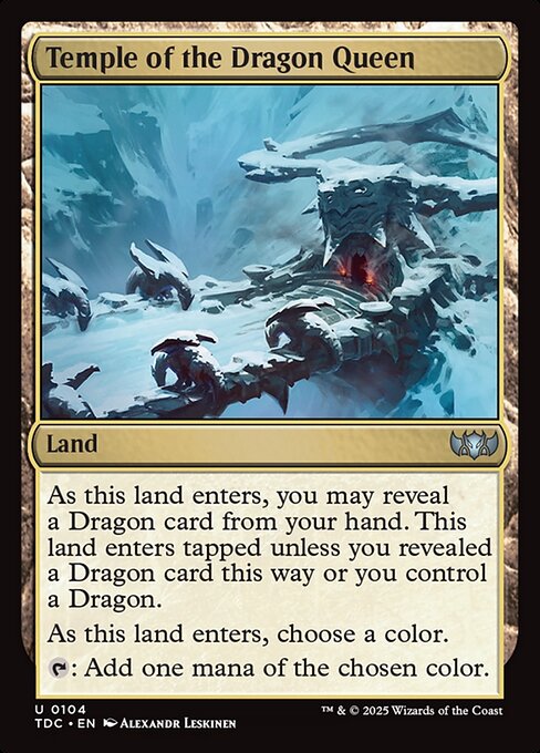Temple of the Dragon Queen (Tarkir: Dragonstorm Commander)