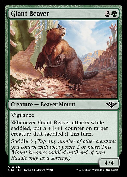 Giant Beaver (Outlaws of Thunder Junction)