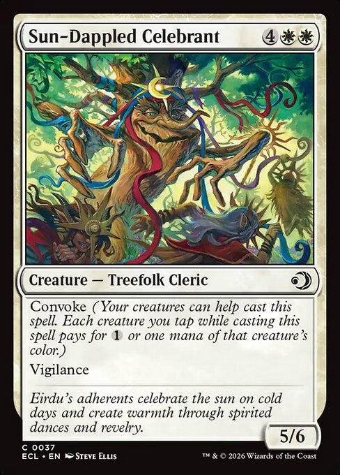 Sun-Dappled Celebrant (Lorwyn Eclipsed)
