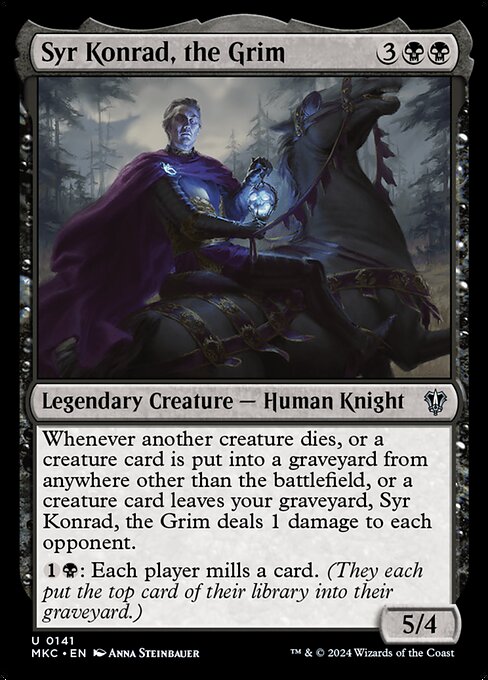 Syr Konrad, the Grim (Murders at Karlov Manor Commander)