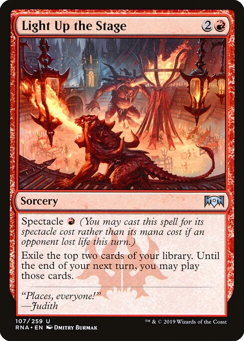 Light Up the Stage (Ravnica Allegiance)