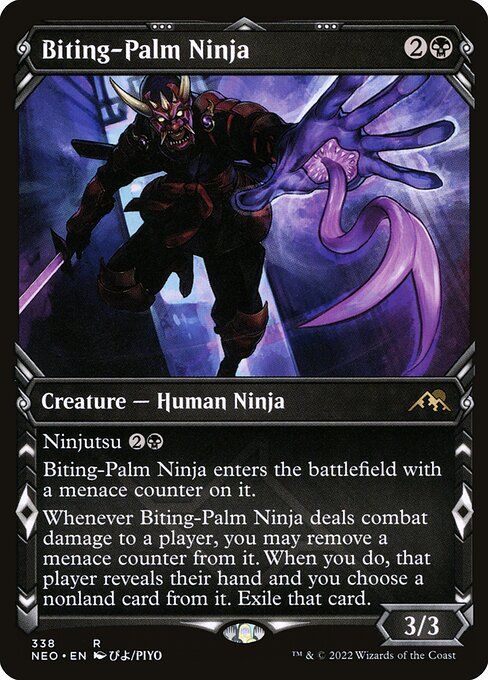 Biting-Palm Ninja (Kamigawa: Neon Dynasty)