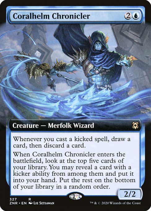 Coralhelm Chronicler (Zendikar Rising)