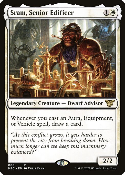 Sram, Senior Edificer (Neon Dynasty Commander)