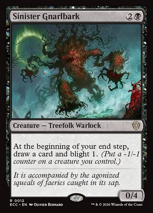 Sinister Gnarlbark (Lorwyn Eclipsed Commander)