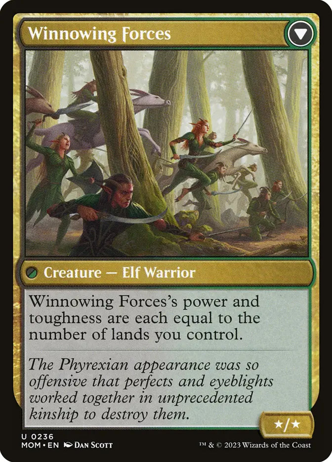 Invasion of Lorwyn // Winnowing Forces (March of the Machine)