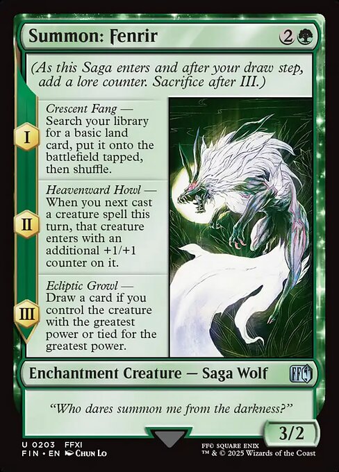 Summon: Fenrir (Final Fantasy)