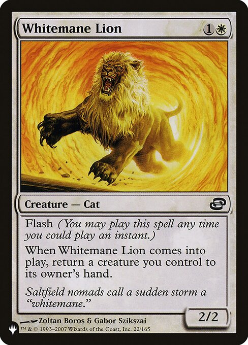 Whitemane Lion (The List)