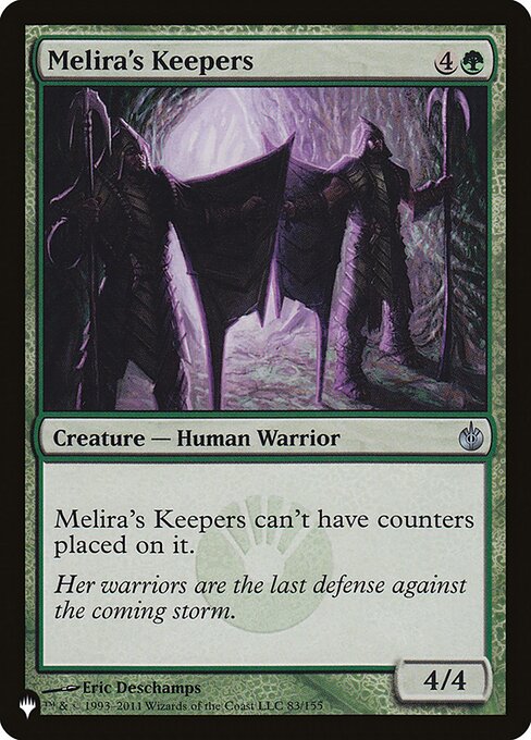 Melira's Keepers (The List)