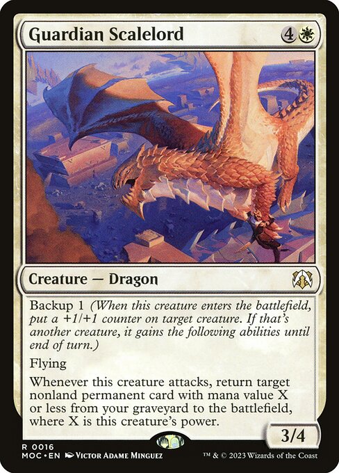 Guardian Scalelord (March of the Machine Commander)