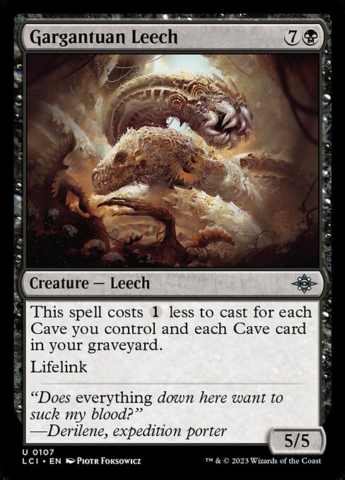 Gargantuan Leech (The Lost Caverns of Ixalan)