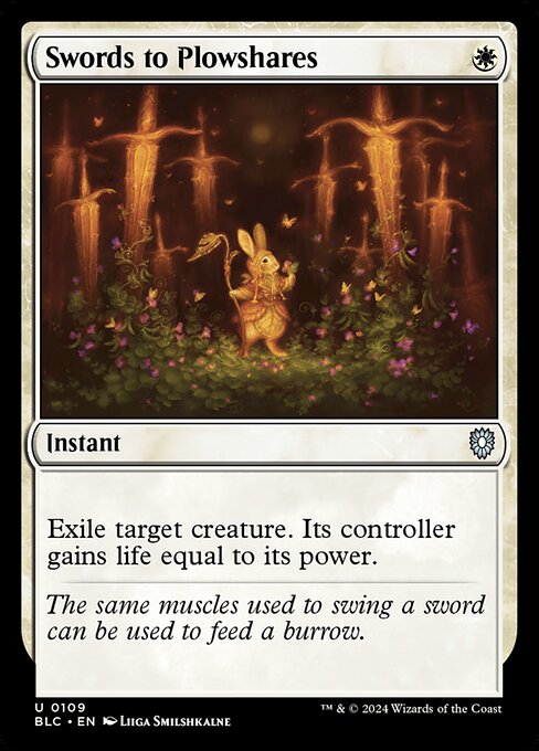 Swords to Plowshares (Bloomburrow Commander)