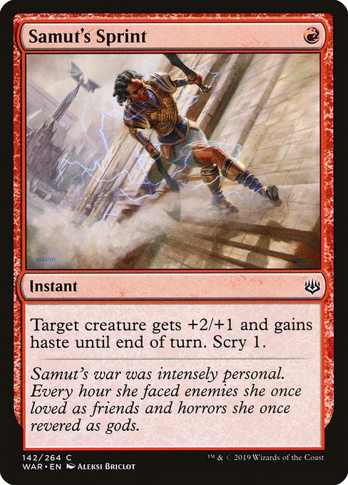 Samut's Sprint (War of the Spark)