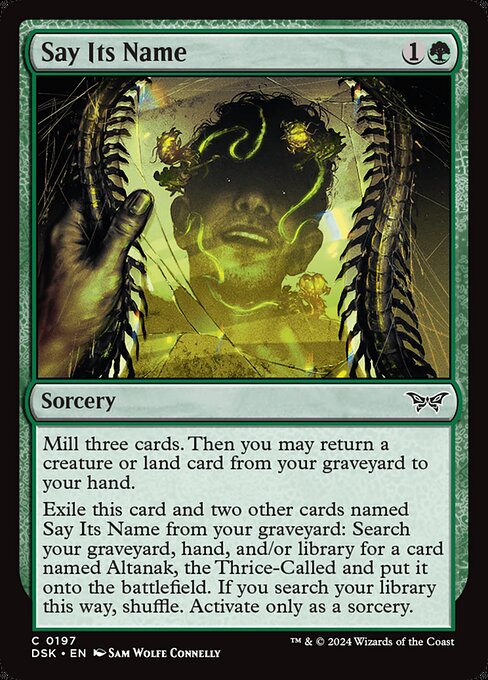 Say Its Name (Duskmourn: House of Horror)