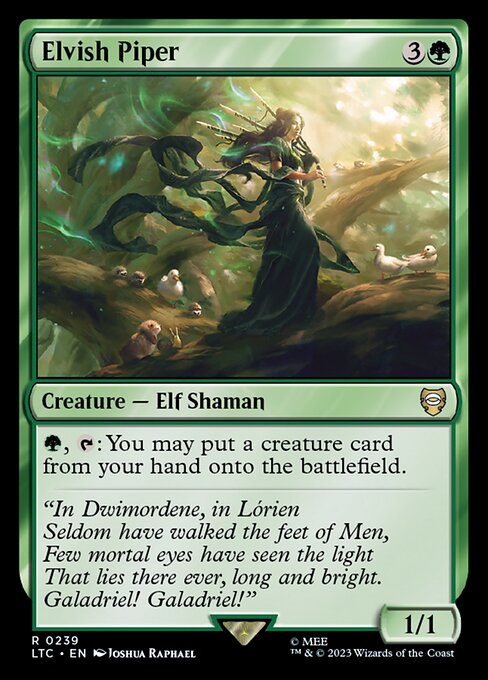 Elvish Piper (Tales of Middle-earth Commander)