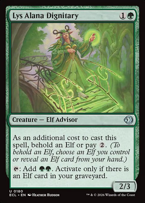 Lys Alana Dignitary (Lorwyn Eclipsed)