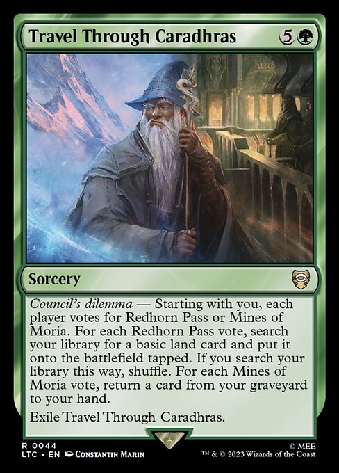 Travel Through Caradhras (Tales of Middle-earth Commander)