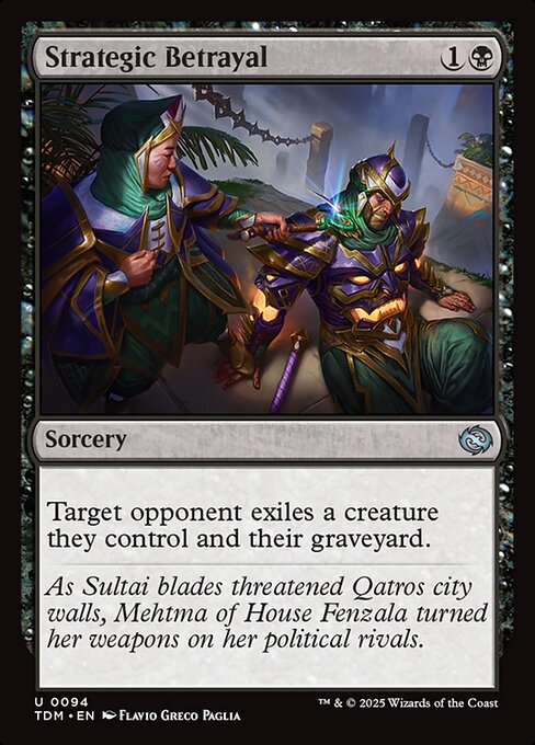 Strategic Betrayal (Tarkir: Dragonstorm)