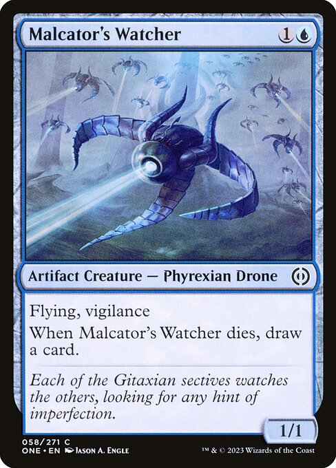 Malcator's Watcher (Phyrexia: All Will Be One)