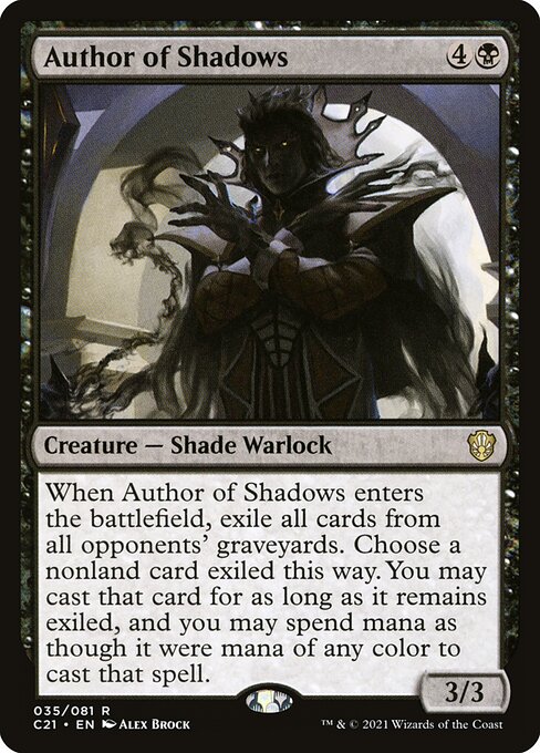 Author of Shadows (Commander 2021)