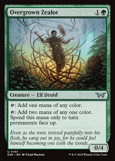 Overgrown Zealot (Duskmourn: House of Horror)